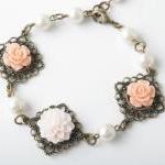 Flower Cabochon And Antiqu..